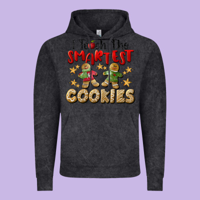 I Teach The Smartest Cookies Vintage Hoodie Designed By Lillyallendesigns