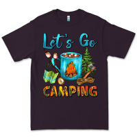 Plum Let's Go Camping Coffee Mug Premium Tee - FaDigitalArtStudio