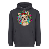 Smoke Christmas Chihuahua Heavyweight Hoodie - RanaPortraitStore