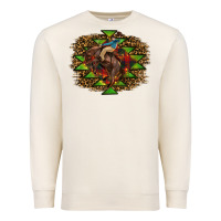Sandshell Western Christmas Rodeo Distressed Premium Sweatshirt - RanaPortraitStore