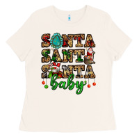 Bone santa santa santa baby Ladies Tee - FaDigitalArtStudio
