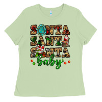 Matcha santa santa santa baby Ladies Tee - FaDigitalArtStudio