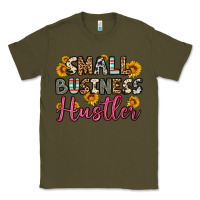 Army Green small business hustler Classic Tee - OliviaCreatesArt
