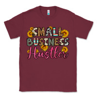Burgundy small business hustler Classic Tee - OliviaCreatesArt