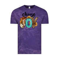 Cloud Purple Choose Joy Vintage Tee - FaDigitalArtStudio