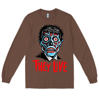 Chestnut they live Long Sleeve Tee - DesigneFamous