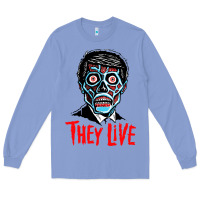 Colony Blue they live Long Sleeve Tee - DesigneFamous