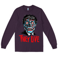 Plum they live Long Sleeve Tee - DesigneFamous