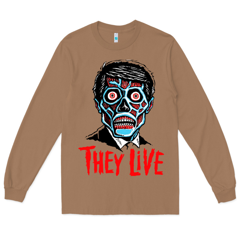 They Live Long Sleeve Tee by DesigneFamous | Teevron