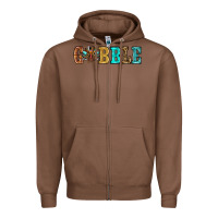 Chestnut gobble thanksgiving turkey Zipper Hoodie - RanaPortraitStore