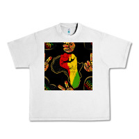 Lunar Rock African Freedom Seamless Pattern Urban Heavy Tee - BundleAndBundleShop