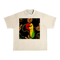 Sandshell African Freedom Seamless Pattern Urban Heavy Tee - BundleAndBundleShop