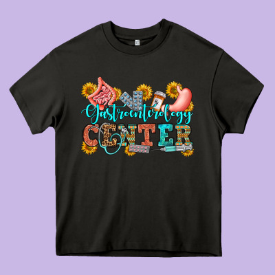 Gastroenterology Center Olivia Heavy Core Tee Designed By Oliviacreatesart