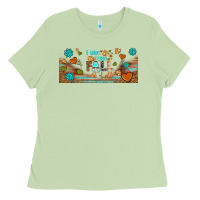 Matcha i think i love fall most of all libbey glass Ladies Tee - BundleAndBundleShop