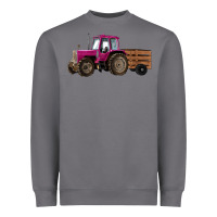 Storm Pink Farm Tractor Heavyweight Sweatshirt - RanaPortraitStore