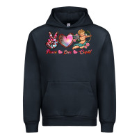 Navy peace love cupid Urban Hoodie - RanaPortraitStore