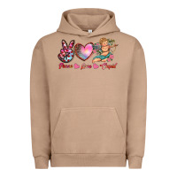 Pigment Burro peace love cupid Urban Hoodie - RanaPortraitStore