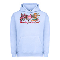 Pigment Grape Ice peace love cupid Urban Hoodie - RanaPortraitStore