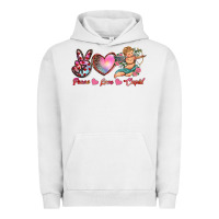 Pigment Lunar Rock peace love cupid Urban Hoodie - RanaPortraitStore