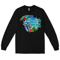 Black beach please Long Sleeve Tee - CowhideDigitalArt