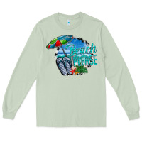 Matcha beach please Long Sleeve Tee - CowhideDigitalArt