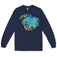 Navy beach please Long Sleeve Tee - CowhideDigitalArt