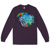 Plum beach please Long Sleeve Tee - CowhideDigitalArt