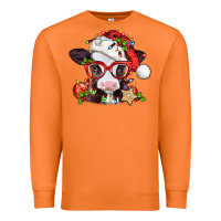 Carrot Christmas baby cow Premium Sweatshirt - Jasminsmagicworld