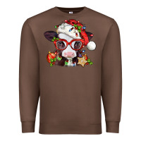 Chestnut Christmas baby cow Premium Sweatshirt - Jasminsmagicworld