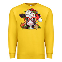 Lemon Christmas baby cow Premium Sweatshirt - Jasminsmagicworld