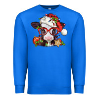 True Royal Christmas baby cow Premium Sweatshirt - Jasminsmagicworld