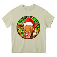 Mossy christmas circle earrings Heavy Core Tee - Jasminsmagicworld