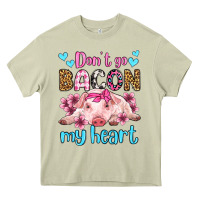 Mossy don't go bacon my heart olivia Heavy Core Tee - OliviaCreatesArt