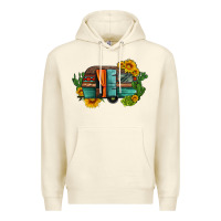Sandshell caravan sunflowers and cactus Premium Hoodie - Artiststas