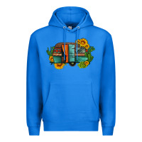 True Royal caravan sunflowers and cactus Premium Hoodie - Artiststas