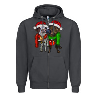 Smoke two christmas heifers Zipper Hoodie - RanaPortraitStore