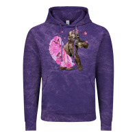 Cloud Purple Baby Gorilla With Tutu Vintage Hoodie - LillyAllenDesigns