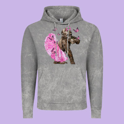 Baby Gorilla With Tutu Vintage Hoodie Designed By Lillyallendesigns