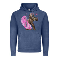 Vintage Denim Baby Gorilla With Tutu Vintage Hoodie - LillyAllenDesigns