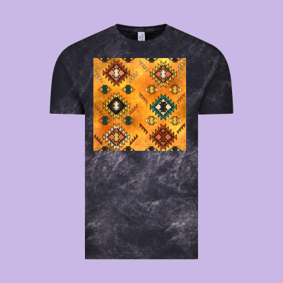 Native American Aztec Seamless Pattern 4 Vintage Tee Designed By Bundleandbundleshop