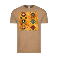 Vintage Coffee native american aztec seamless pattern 4 Vintage Tee - BundleAndBundleShop