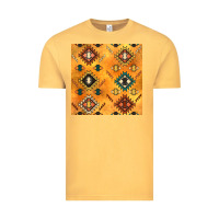 Vintage Mustard native american aztec seamless pattern 4 Vintage Tee - BundleAndBundleShop