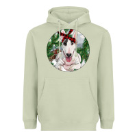 Matcha Bull Terrier And Farm Heavyweight Hoodie - RanaPortraitStore