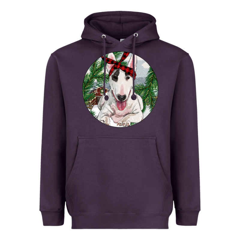Bull Terrier And Farm Heavyweight Hoodie by RanaPortraitStore | Teevron