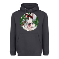 Smoke Bull Terrier And Farm Heavyweight Hoodie - RanaPortraitStore
