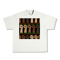 Melanin Rised Fist Seamless Pattern Urban Heavy Tee | Teevron