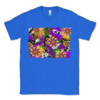 True Royal mardi gras sunflower cowhide leopard and glitter background Classic Tee - Artiststas