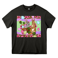 Asphalt Easter eggs bunnys basket Heavy Core Tee - OliviaCreatesArt