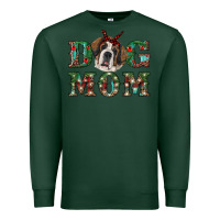 Sports Green Western Christmas Dog Mom St Bernard Premium Sweatshirt - RanaPortraitStore
