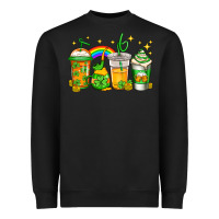 Black st patricks day coffee Heavyweight Sweatshirt - Jasminsmagicworld